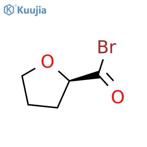 2-Furancarbonyl bromide, tetrahydro-, (2R)- structure