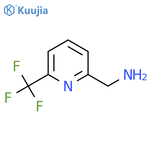 C-(6-Trifluoromethyl-pyridin-2-yl)-methylamine structure