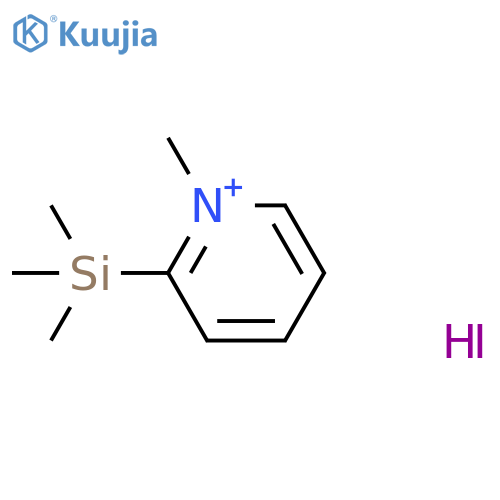 2-(trimethylsilyl)-N-methylpyridinium iodide structure