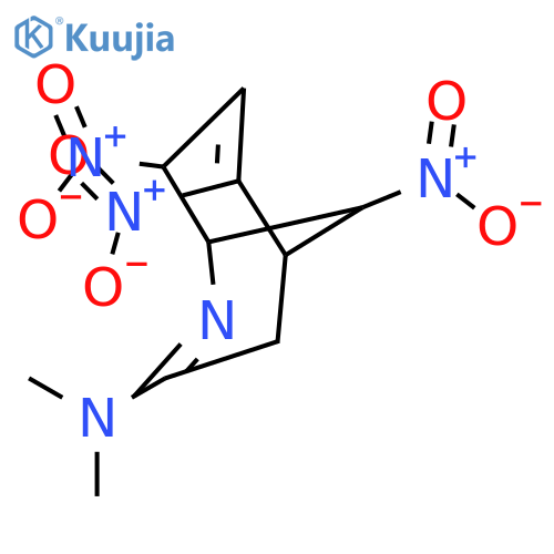 2-Azabicyclo[3.3.1]nona-2,6-dien-3-amine, N,N-dimethyl-6,8,9-trinitro- structure