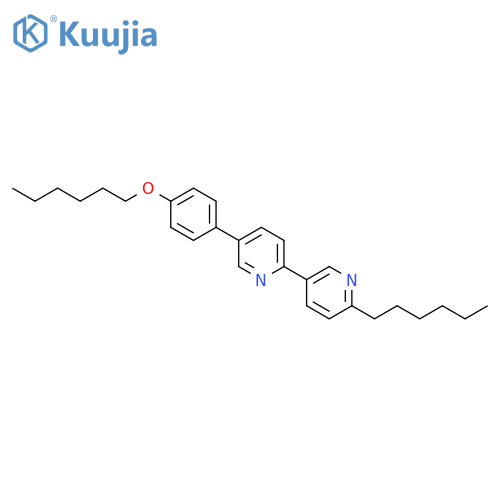 2,3'-BIPYRIDINE, 6'-HEXYL-5-[4-(HEXYLOXY)PHENYL]- structure