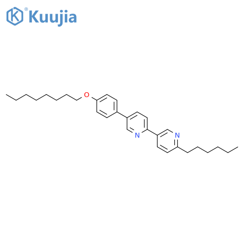 2,3'-BIPYRIDINE, 6'-HEXYL-5-[4-(OCTYLOXY)PHENYL]- structure