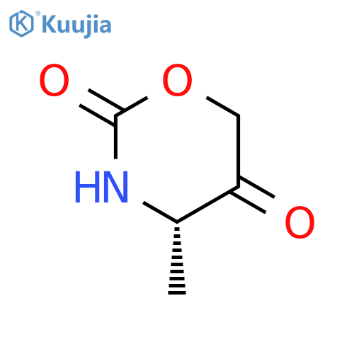 2H-1,3-Oxazine-2,5(6H)-dione, dihydro-4-methyl-, (4S)- structure