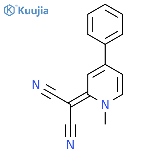 Propanedinitrile, 2-(1-methyl-4-phenyl-2(1H)-pyridinylidene)- structure