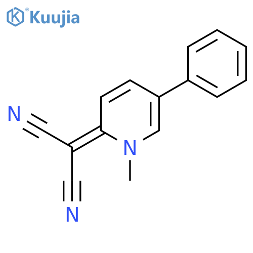 Propanedinitrile, 2-(1-methyl-5-phenyl-2(1H)-pyridinylidene)- structure