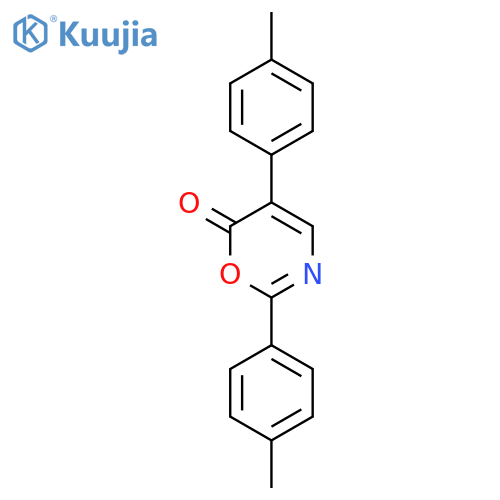6H-1,3-OXAZIN-6-ONE, 2,5-BIS(4-METHYLPHENYL)- structure