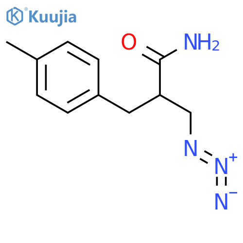 (S)-3-AZIDO-2-(4-METHYLBENZYL)PROPANAMIDE structure