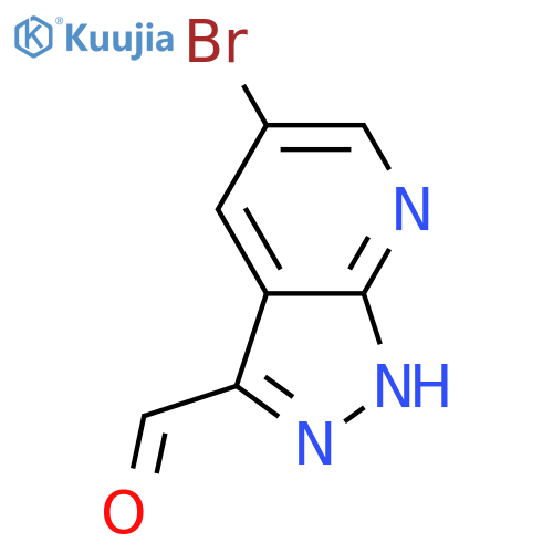 5-Bromo-1H-pyrazolo[3,4-B]pyridine-3-carbaldehyde structure