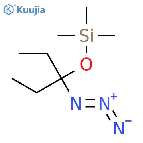 Silane, (1-azido-1-ethylpropoxy)trimethyl- structure