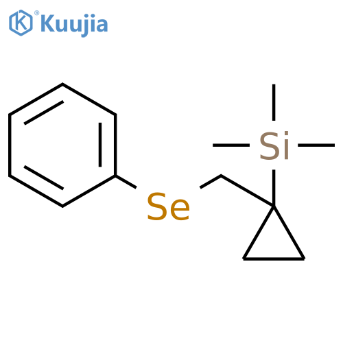 SILANE, TRIMETHYL[1-[(PHENYLSELENO)METHYL]CYCLOPROPYL]- structure