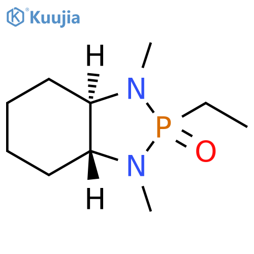 (3aR,7aR)-2-Ethyloctahydro-1H-1,3-dimethyl-1,3,2-benzodiazaphosphole Oxide structure