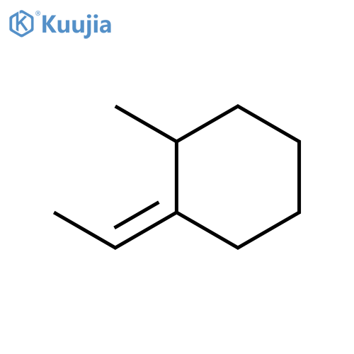Cyclohexane, 1-ethylidene-2-methyl-, (E)-(±)- structure