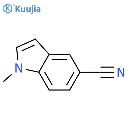 1-methylindole-5-carbonitrile structure