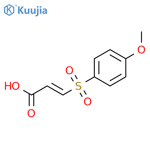 2-PROPENOIC ACID, 3-[(4-METHOXYPHENYL)SULFONYL]- structure