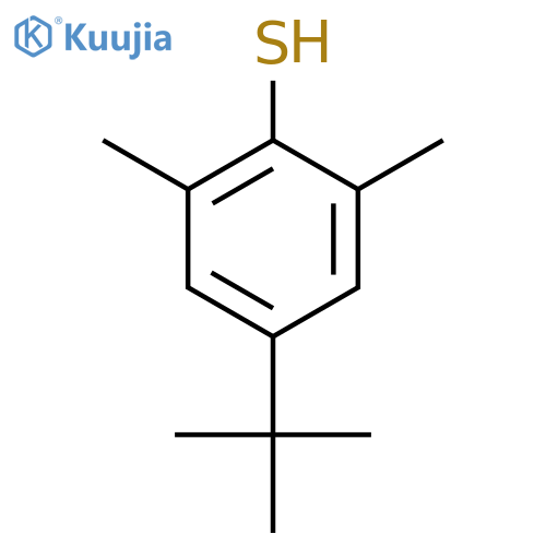 Benzenethiol, 4-(1,1-dimethylethyl)-2,6-dimethyl- structure
