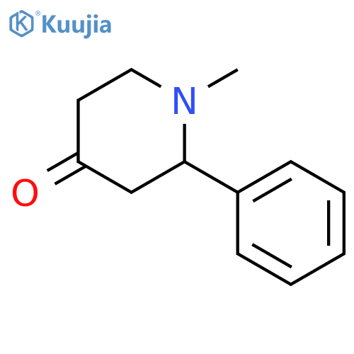 1-methyl-2-phenylpiperidin-4-one structure