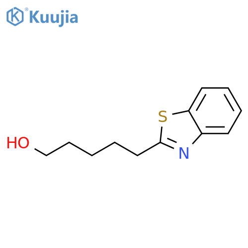 5-(1,3-benzothiazol-2-yl)pentan-1-ol structure