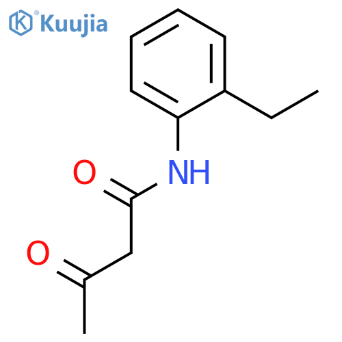 N-(2-ethylphenyl)-3-oxobutanamide structure