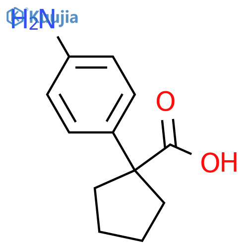 1-(4-Amino-phenyl)-cyclopentanecarboxylic Acid structure