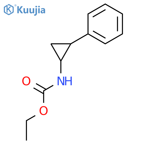 Carbamic acid, (2-phenylcyclopropyl)-, ethyl ester structure