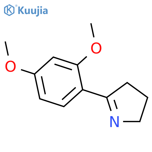 2H-Pyrrole, 5-(2,4-dimethoxyphenyl)-3,4-dihydro- structure