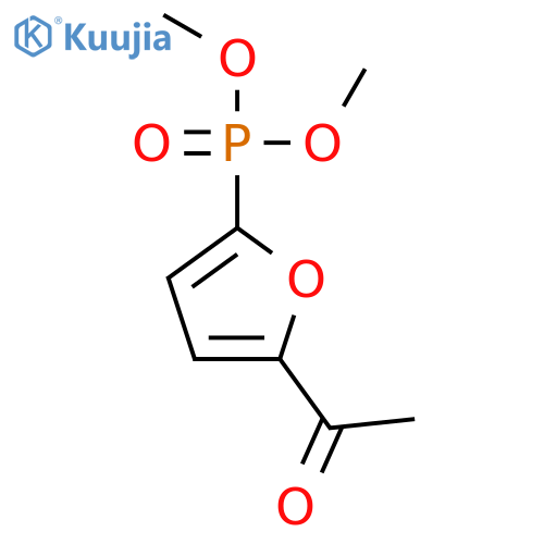 Phosphonic acid, P-(5-acetyl-2-furanyl)-, dimethyl ester structure