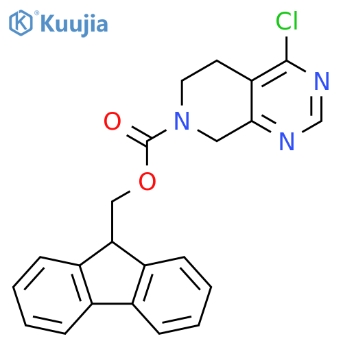 9H-fluoren-9-ylmethyl 4-chloro-6,8-dihydro-5H-pyrido[3,4-d]pyrimidine-7-carboxylate structure