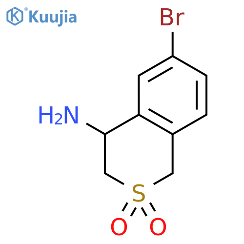 4H-Amino-6-bromo-1,3-dihydroisothiochromen-1,1-dioxide structure