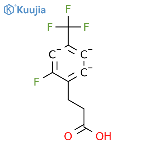 3-2-Fluoro-4-(trifluoromethyl)-phenylpropionic acid structure