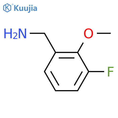 3-Fluoro-2-methoxybenzylamine structure