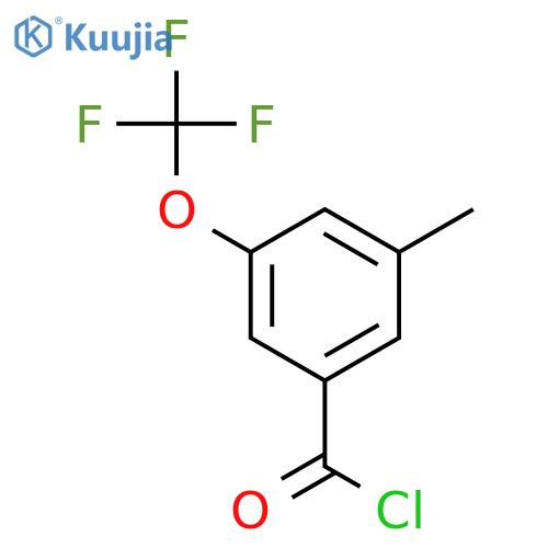 3-methyl-5-(trifluoromethoxy)benzoyl Chloride structure