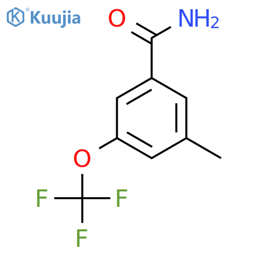3-METHYL-5-(TRIFLUOROMETHOXY)BENZAMIDE structure