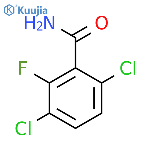 3,6-dichloro-2-fluoro-benzamide structure