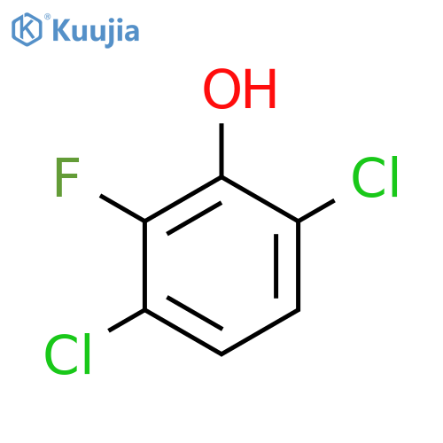 3,6-dichloro-2-fluoro-phenol structure