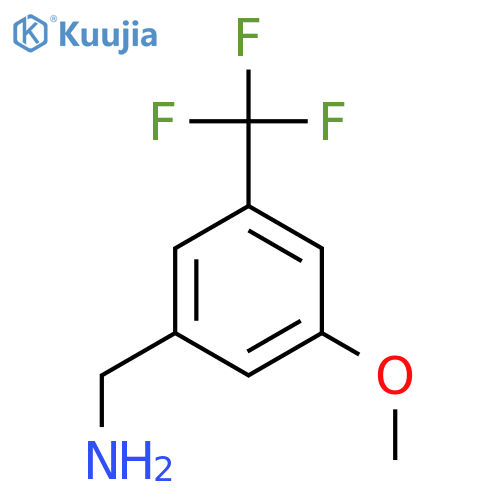 3-Methoxy-5-(trifluoromethyl)benzylamine structure