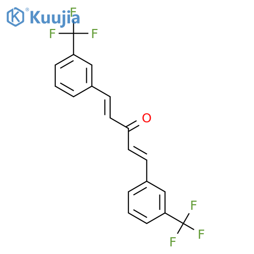 1,4-Pentadien-3-one, 1,5-bis[3-(trifluoromethyl)phenyl]- structure