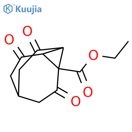 TRICYCLO[3.3.2.02,8]DECANE-1-CARBOXYLIC ACID, 3,7,9-TRIOXO-, ETHYL ESTER structure