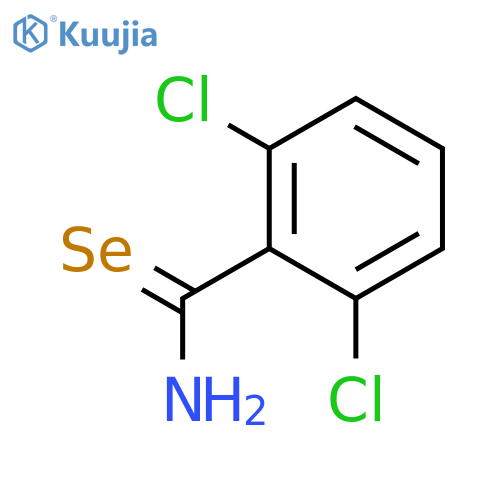 BENZENECARBOSELENOAMIDE, 2,6-DICHLORO- structure