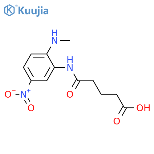 Glutaric Acid-2-methylamino-5-nitromonoanilide structure