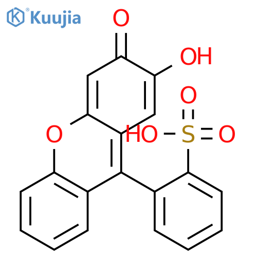 Benzenesulfonic acid, 2-(2-hydroxy-3-oxo-3H-xanthen-9-yl)- structure