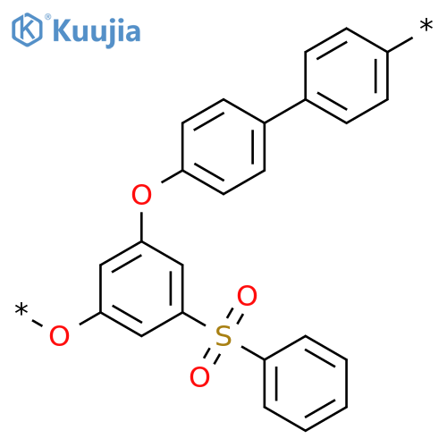 POLY[OXY[5-(PHENYLSULFONYL)-1,3-PHENYLENE]OXY[1,1'-BIPHENYL]-4,4'-DIYL] structure