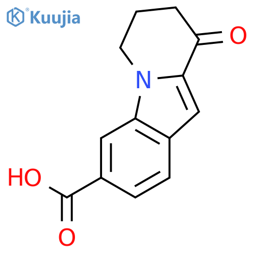 Pyrido[1,2-a]indole-3-carboxylic acid, 6,7,8,9-tetrahydro-9-oxo- structure