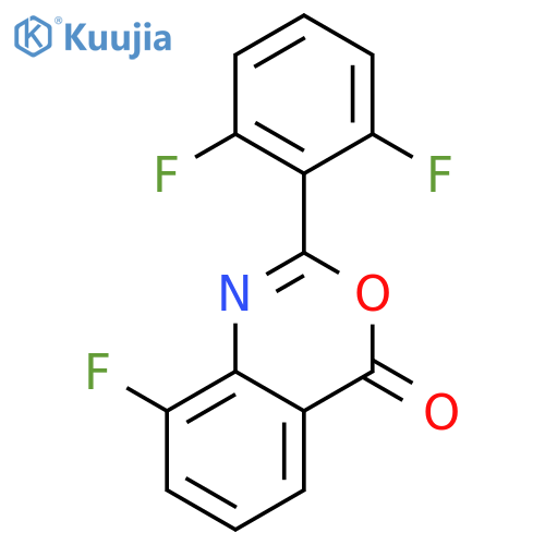 4H-3,1-BENZOXAZIN-4-ONE, 2-(2,6-DIFLUOROPHENYL)-8-FLUORO- structure