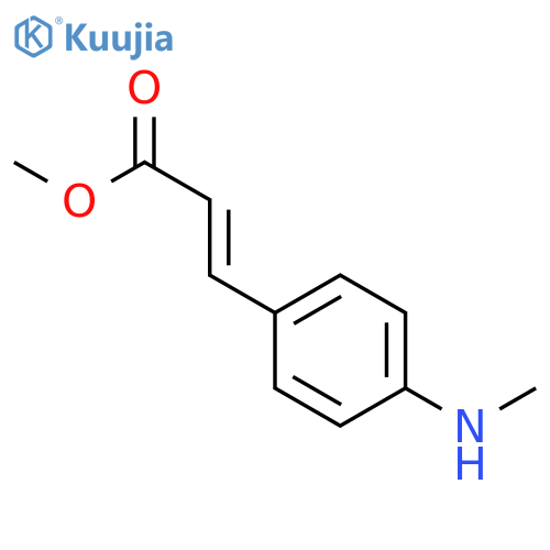 2-Propenoic acid, 3-[4-(methylamino)phenyl]-, methyl ester, (2E)- structure