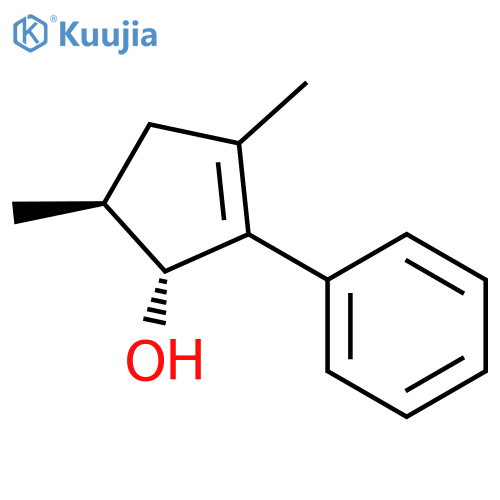 2-Cyclopenten-1-ol, 3,5-dimethyl-2-phenyl-, (1R,5S)-rel- structure