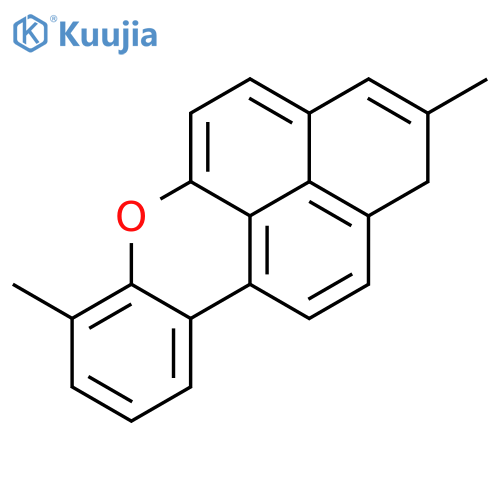1H-NAPHTHO[2,1,8-MNA]XANTHENE, 2,7-DIMETHYL- structure