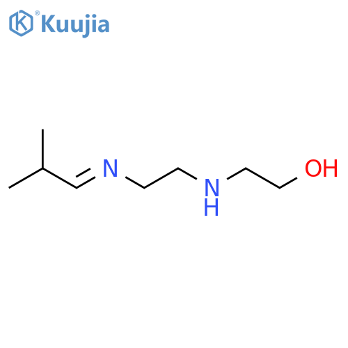 Ethanol, 2-[[2-[(2-methylpropylidene)amino]ethyl]amino]- structure