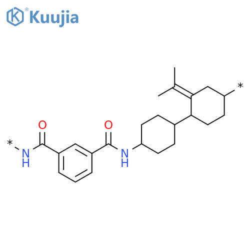 POLY[IMINOCARBONYL-1,3-PHENYLENECARBONYLIMINO-1,4-CYCLOHEXANEDIYL(1-METHYLETHYLIDENE)-1,4-CYCLOHEXANEDIYL] structure