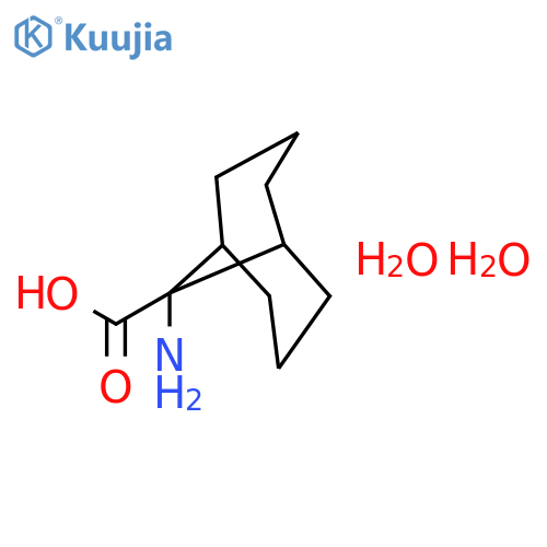 Bicyclo[3.3.1]nonane-9-carboxylic acid, 9-amino-, dihydrate structure