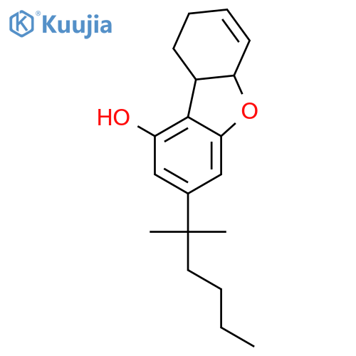 1-Dibenzofuranol, 3-(1,1-dimethylpentyl)-5a,8,9,9a-tetrahydro- structure